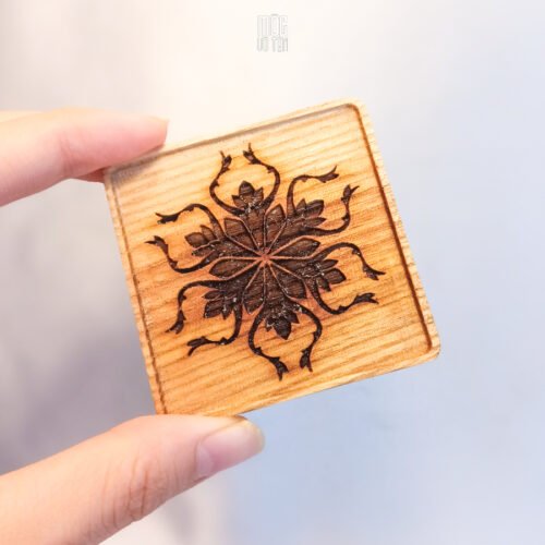 Alternative view of Viên Gỗ ASH nguyên khối Khuếch Tán Tinh Dầu Cao Cấp - Mandala Hoa Tiên - Thanh Khiết, Bình An & Lưu Hương Lâu MDL05