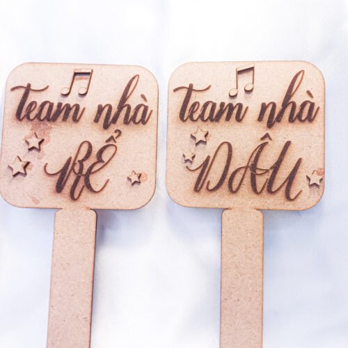 Alternative view of Hashtag cầm tay gỗ Mộc Vô Tận - Nhận thiết kế theo yêu cầu