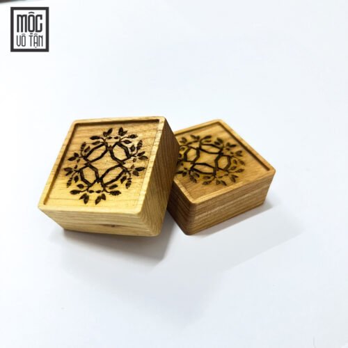 Alternative view of MDL10 Viên Gỗ ASH nguyên khối Khuếch Tán Tinh Dầu Cao Cấp - Mandala Hoa Mai Tứ Quý