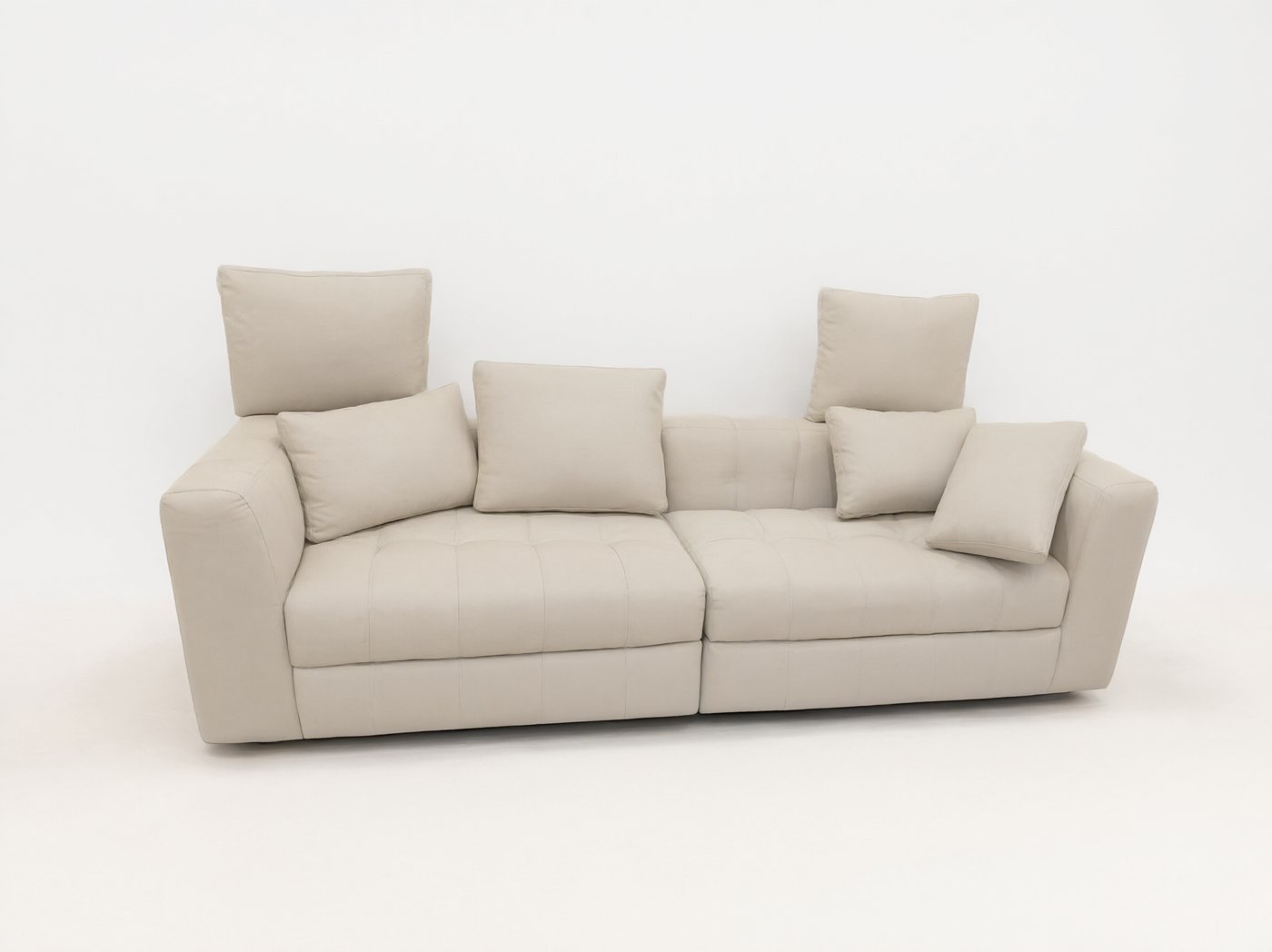 Sofa băng nỉ màu be