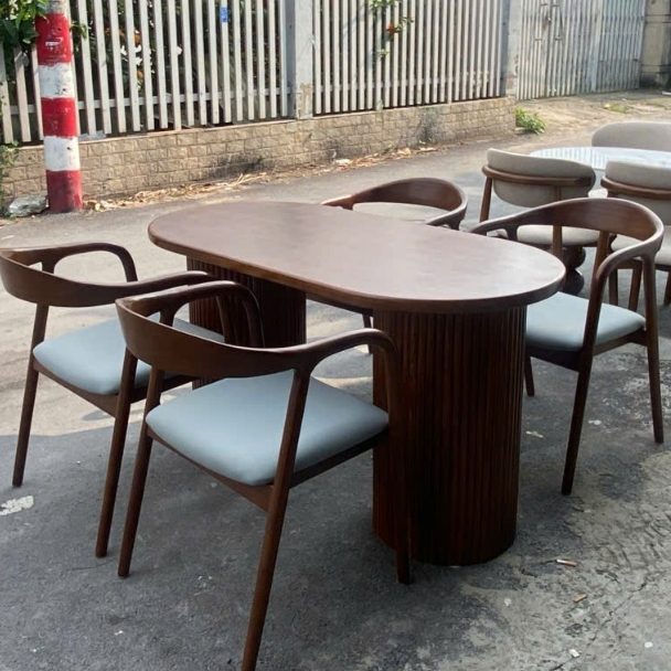 Bộ Bàn Ghế Ăn Gỗ, Phong Cách Hiện Đại – Nội Thất Nhà Bếp Sang Trọng - Ảnh 8