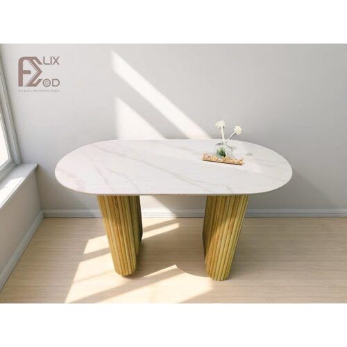 Bàn Ăn Vòm Mặt Đá (có Màn Bọc Chống Xước) - Ảnh 3