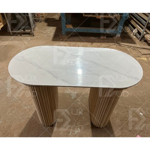 Bàn Ăn Vòm Mặt Đá (có Màn Bọc Chống Xước) - Ảnh 7