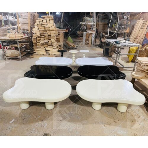 Bàn Sofa Bàn Trà Hình Cá Lắp Ráp Chống Vỡ - Ảnh 5