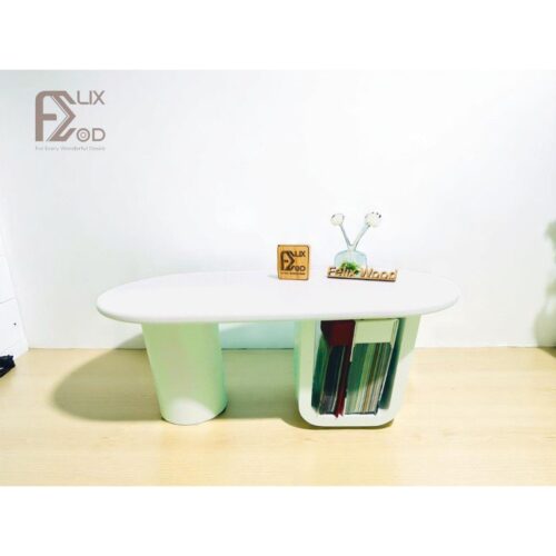 Alternative view of Bàn Sofa Bàn Trà Chân U (có Hộc Đựng Sách)
