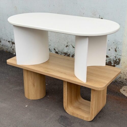 Bàn Sofa Bàn Trà Chân U (có Hộc Đựng Sách) - Ảnh 7