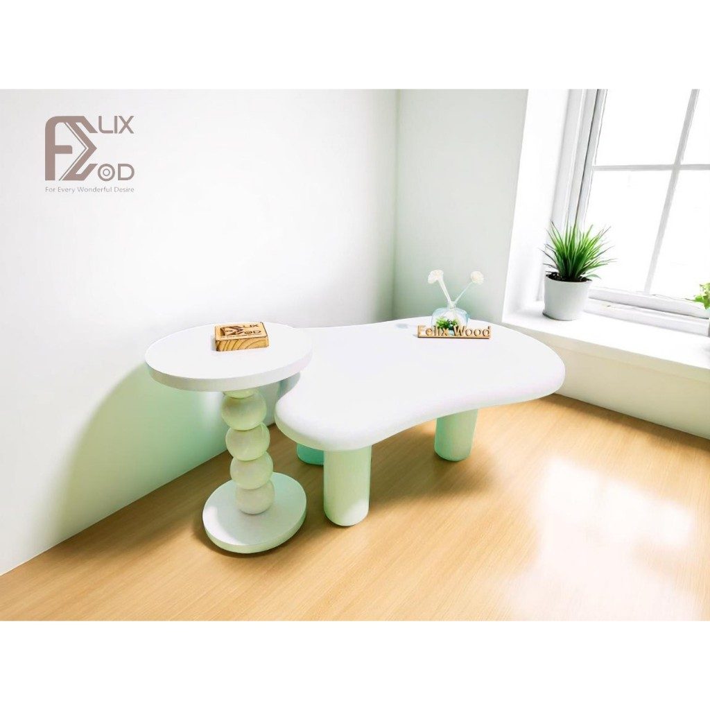 Set Bàn Cá và Bàn Trụ Bi Đặt Cùng Sofa