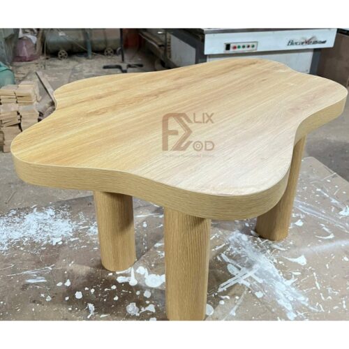 Bàn Sofa Bàn Trà Hình Đám Mây 4 Chân Trụ Lắp Ráp Thông Minh - Ảnh 4