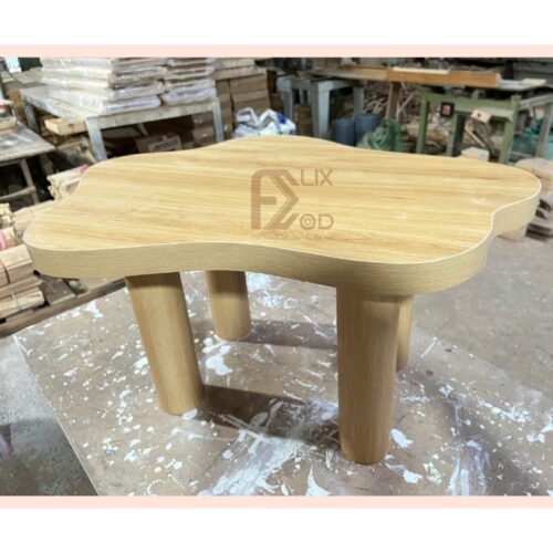 Bàn Sofa Bàn Trà Hình Đám Mây 4 Chân Trụ Lắp Ráp Thông Minh - Ảnh 5