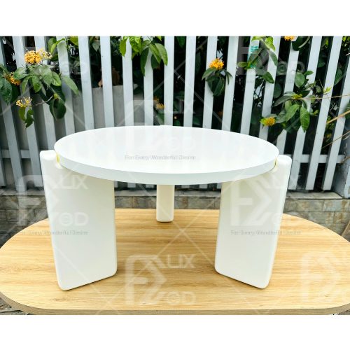 Bàn Sofa Bàn Trà Tròn 3 Chân Trụ - Ảnh 3
