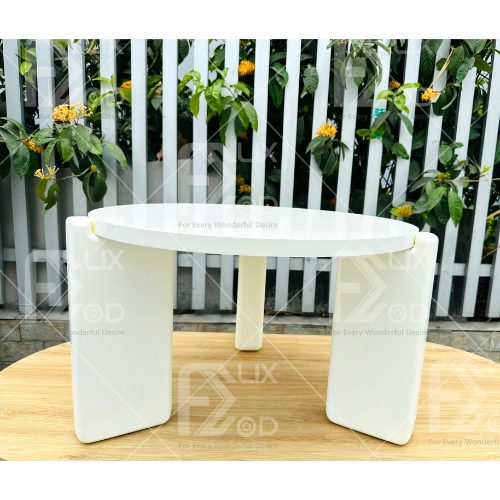 Bàn Sofa Bàn Trà Tròn 3 Chân Trụ - Ảnh 4
