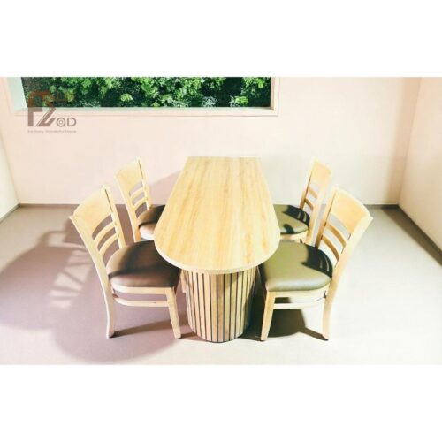 Bộ Bàn Ăn Đảo Bếp Kết Hợp 4 Ghế Ăn Lắp Ráp Thông Minh - Ảnh 7