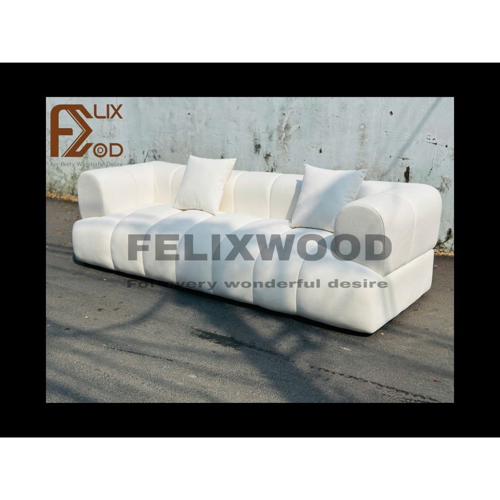 Sofa Phòng Khách Bắc Âu Nhấn Múi