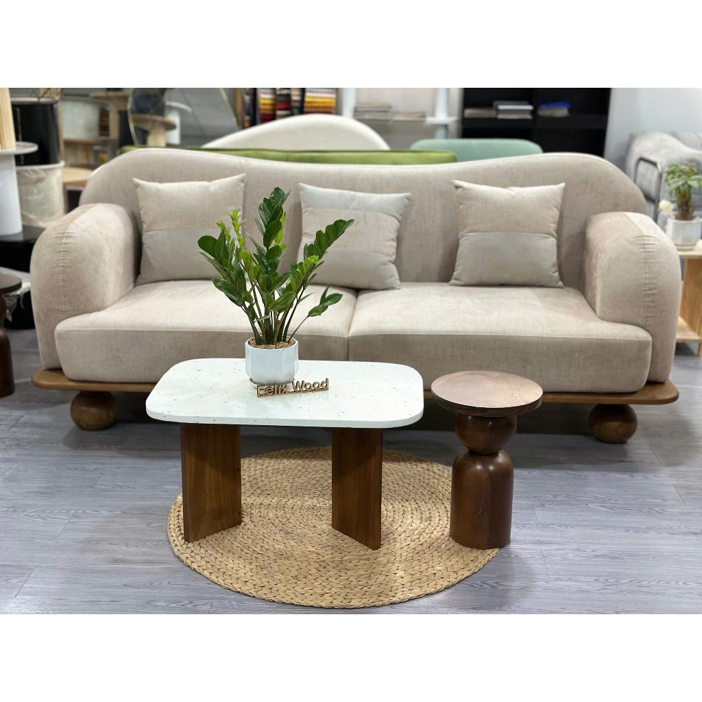 Sofa Bắc Âu, Chân Bi Gỗ Tần Bì