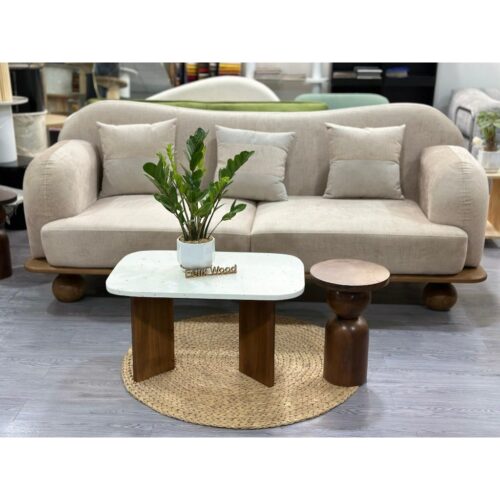 Sofa Bắc Âu, Chân Bi Gỗ Tần Bì - Ảnh 7